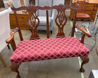 Queen Anne settee