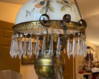 Kerosene Lantern turned into a Light Fixture. Circa 1920-1930’s
