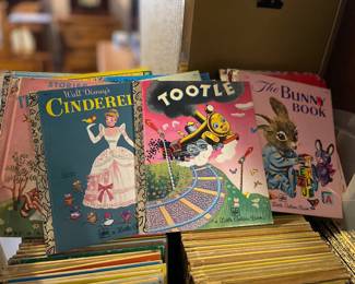Over 100 Little Golden Books in overall  very good condition. 