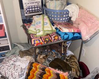 Comforter (new) and Afghans 