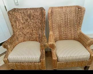 Pair of 2 Havana Seagrass Chairs