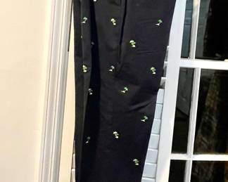 Preppy Mens pants w pal trees.