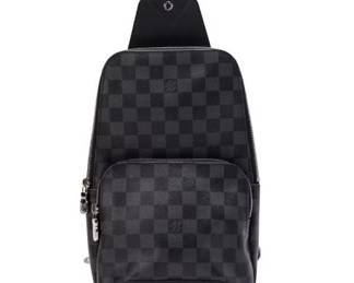 Louis Vuitton Avenue Sling Bag in Damier Graphite Canvas