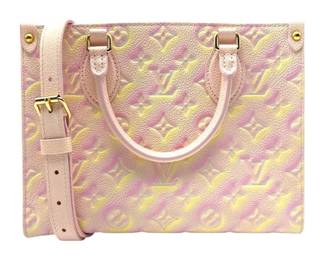 Louis Vuitton Onthego PM Monogram Empreinte Stardust “By The Pool” Leather Tote Bag