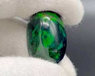 24.21 Carats Natural Black Welo Opal