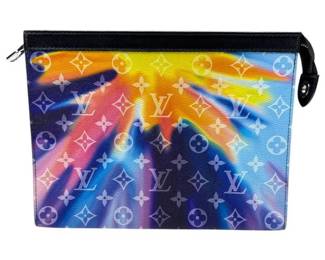 Louis Vuitton Monogram Sunrise Multicolor Voyage Pochette MM Like-New