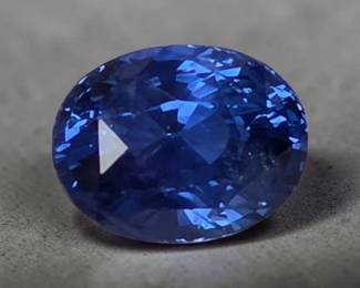 6.08 Carat Ceylon Sapphire; Oval Cut