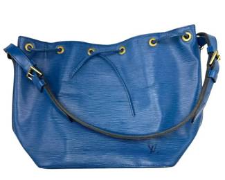 Louis Vuitton Blue Epi Leather Noé Bucket Bag