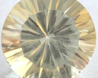 5.31 Carats Natural Light Prasiolite (Green Amethyst) Concave Cut