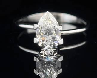 1.03 Carat G VS1 Lab-Grown Pear Brilliant Diamond – IGI Certified