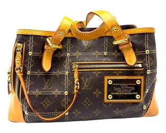 Vintage Louis Vuitton Monogram Rivet Tote Bag - Very Clean!
