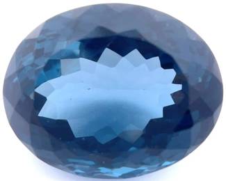 31.01 Carats Natural Condor Blue Topaz (Oval Cut)