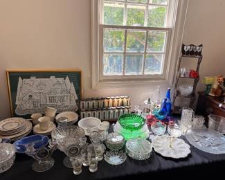 China, crystal, porcelain and pottery