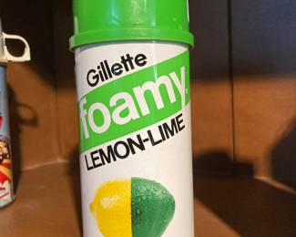 Gillette Foamy Lemon-Lime shaving cream--full :)
