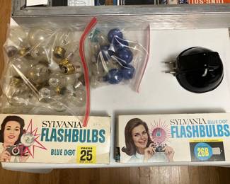 vintage camera flashbulbs