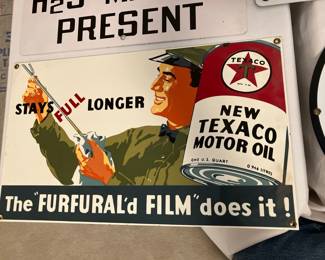 reproduction Texaco sign