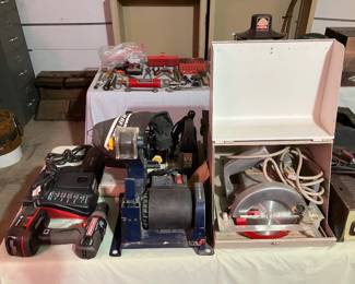 19.2v Craftsman drill/battery/charger, circular saw, etc