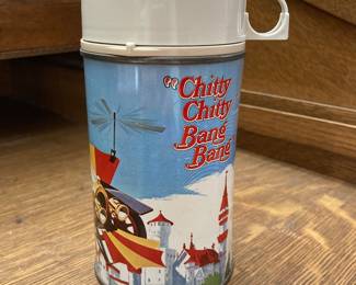 vintage 1968 Chitty Chitty Bang Bang Thermos--complete
