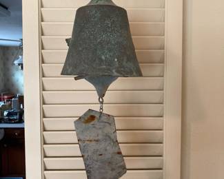Jeff Cross bronze wind chime  