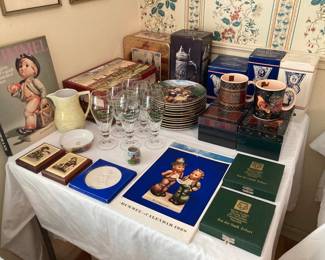 Hummel collectibles, Avon, East German Martin Luther medallions, etc