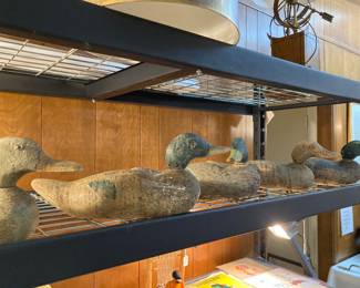 carved duck decoys