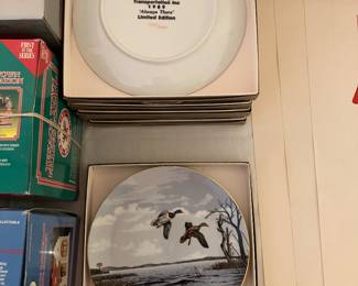 Texaco limited edition plates