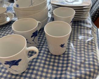 Blue & white dishes