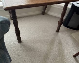 Vintage Drop Leaf Table dark osk