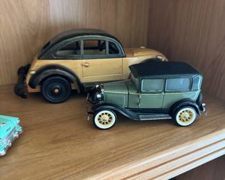 Wooden & metal cars