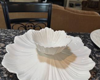 Serving bowl & platter