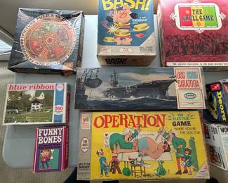 Vintage games & puzzles