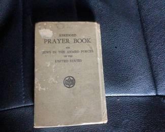 WW2 Jewish prayer book
