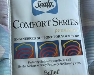 Sealy mattress set.