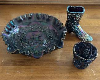 Imperial Carnival Glass.