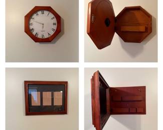 Wall Mounted Hidden Gun Storage- Clock & Picture Frame