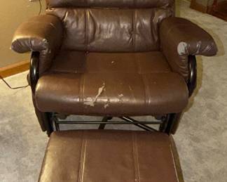 Rocker with Matching Ottoman