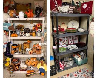 Fall, Halloween and Thanksgiving Decor; Christmas Decor