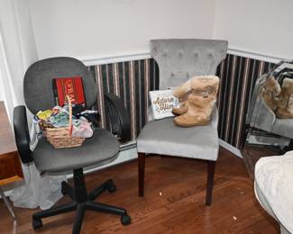 Office Chair, Grey Accent Desk Chair