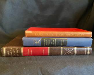 Vintage Hardbacks Feauturing Tales From Shakespeare  Short Stories Of William Faulkner
