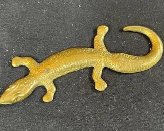Small Brass Lizard