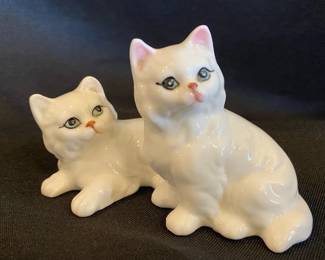 Enesco Persian Cat Figurine Pair
