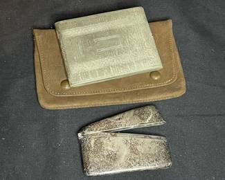 Vintage Money Clip and Card Holder