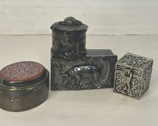 Trinket Boxes Featuring Sterling Silver Prayer Charm Box