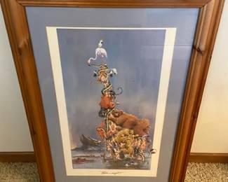 35x25 Framed Print Girraft By John Hayson
