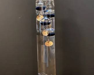 13 Galileo Blue Glass Thermometer