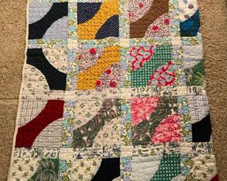 78x60 Colorful Vintage Quilt