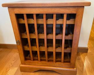 Twenty Bottle Wooden Wine Cabinet
