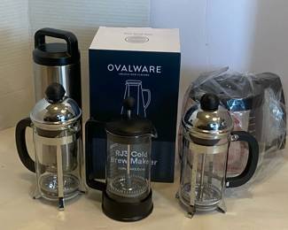 Ovalware RJ3 Cold Brew Maker Coffee Grinders Thermos  Cup