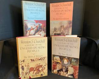 Four Volume Series Of Winston Churchills History