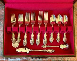 Sterling Silver Flatware Set in Box